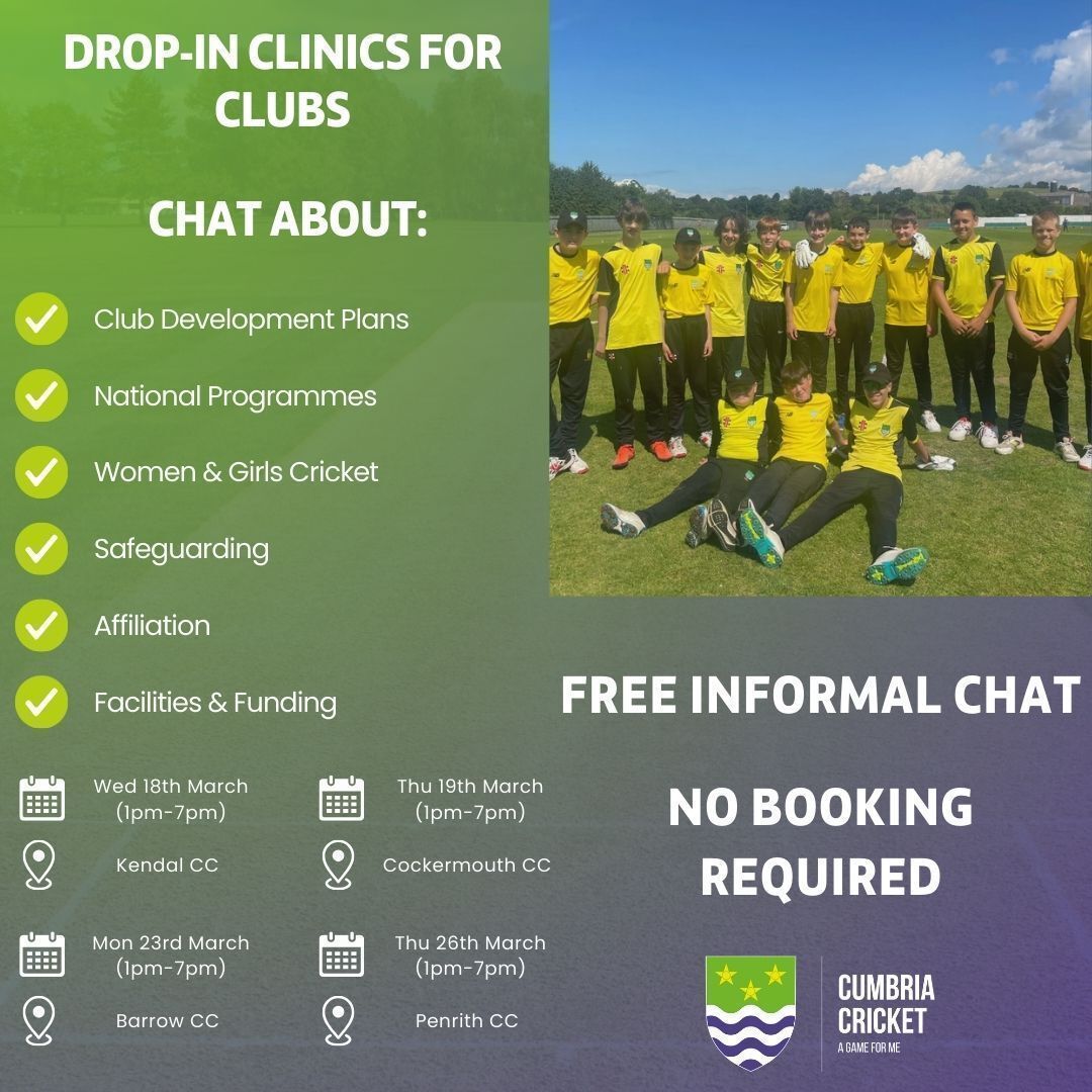 Cumbria Cricket Board tweet media