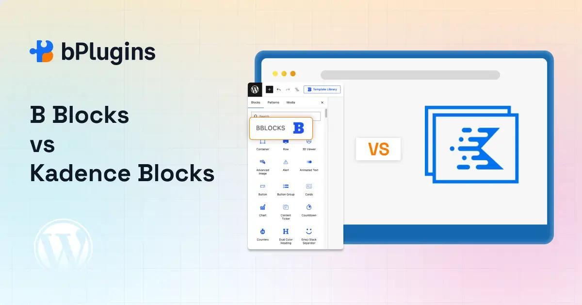 b_plugins's tweet photo. Choosing between B Blocks and Kadence Blocks?

We broke down both plugins on performance, ease of use, pricing, and real-world use cases.
Spoiler: the right answer depends on what you are building.

Read: https://t.co/t5SSG1odsD

#bBlocks #Gutenberg #BlockPlugin https://t.co/IP4R8WknLy
