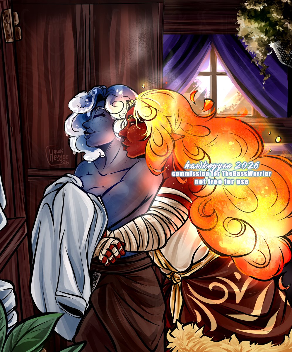 red and blue gays for @/musiccalamity💙❤️