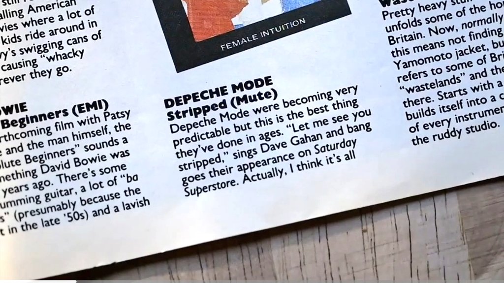 1980sRewind's tweet photo. Me too.
@OVOArena
16th April 1986
@depechemode fans opened up the episode 4 of People's History Of Pop which I played a very small part in β«οΈ ...
πΊ #BBCPHOP
π #SmashHits
@RadioTimes
@guardian https://t.co/5hAidQFxTP