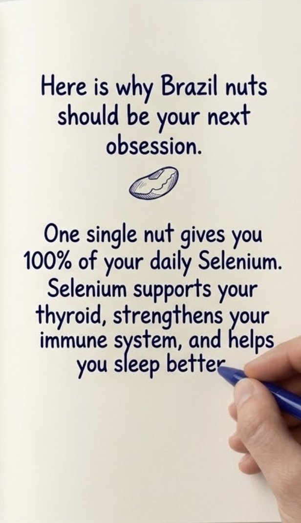mrcriciman's tweet photo. Power of Brazil nuts 🌰 #nuts #Vitaminsandsuppliments https://t.co/6Qrra2LcZu