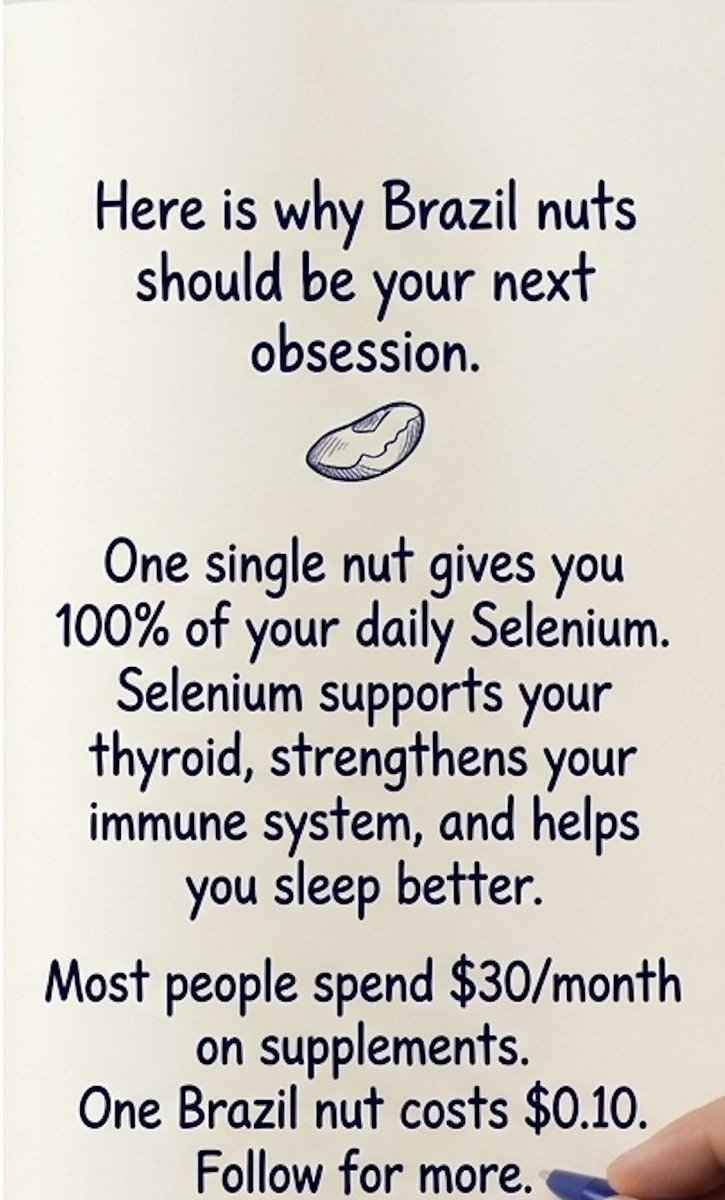 mrcriciman's tweet photo. Power of Brazil nuts 🌰 #nuts #Vitaminsandsuppliments https://t.co/6Qrra2LcZu