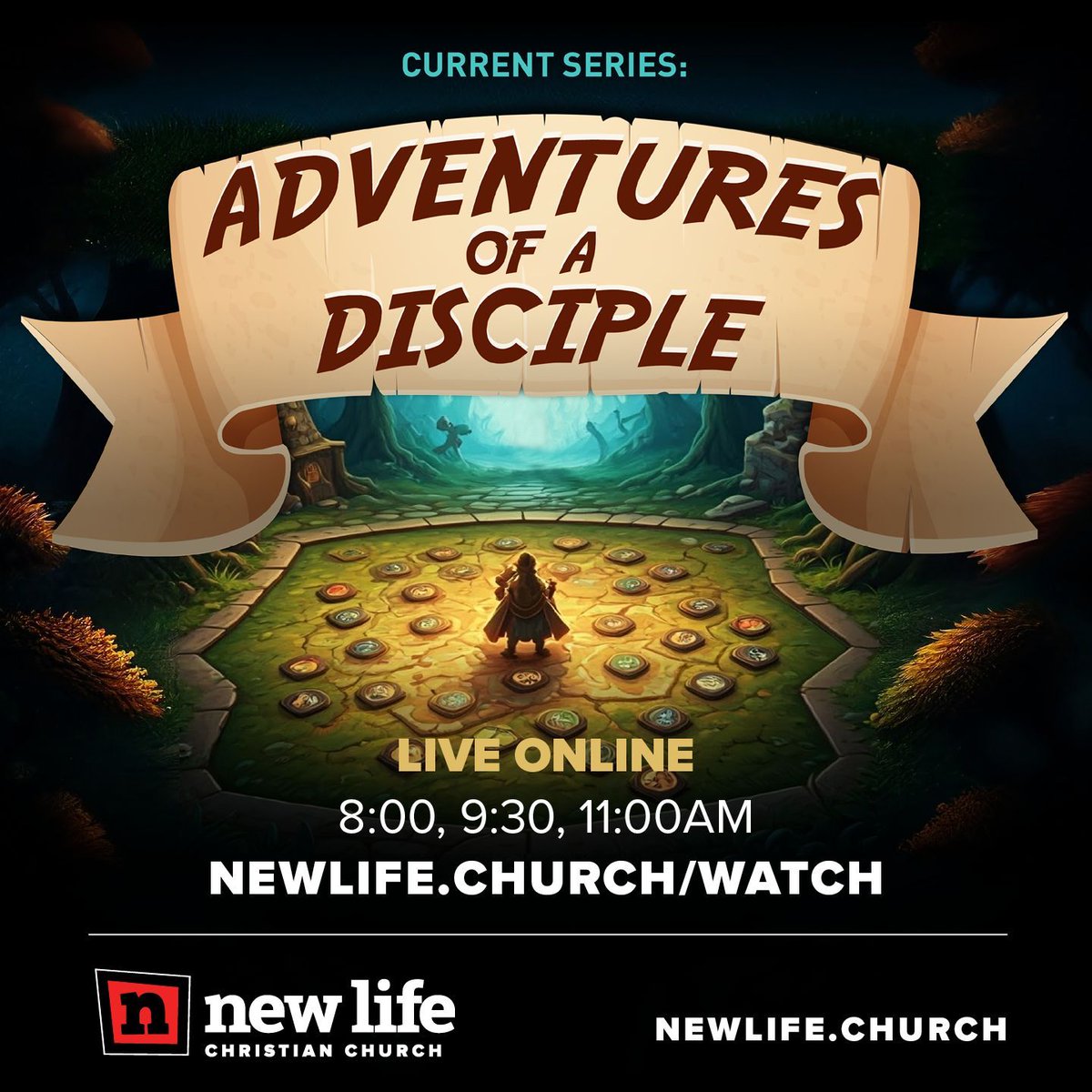 Patrick Dennis is sharing with us at New Life today as we close out our series on Acts. Services are at 8, 9:30 and 11 am Eastern time at newlife.church/watch and on YouTube at youtube.com/@nl4me.