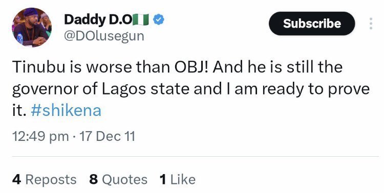 Olusegun Bakare𓃵 tweet media