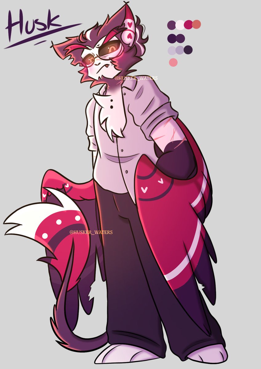 Here’s my Husk redesign 🥹
(Changes are in the replies)

#redesign #husk #hazbinhotel #hazbinhotelhusk