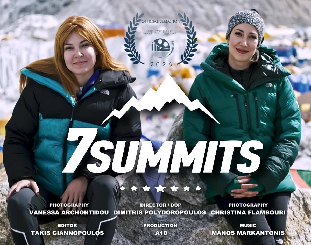 The "7 Summits" by Dimitris Polydoropoulos, featuring my original score, is an Official Selection of the 23rd San Francisco Greek Film Festival. It is the longest-running Greek film festival in the USA and it takes place annually in California. 
#filmscoring #manosmarkantonis