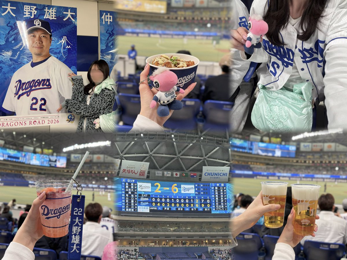 tsuri_a's tweet photo. 0322

オープン戦なんとか観に行けてよかった(T . T)
試合も勝って美味しいものも食べれて大満足🌟 https://t.co/5whHNsBBuy