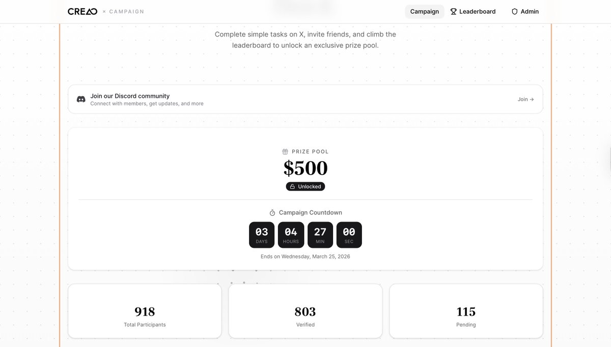 Creao AI tweet media