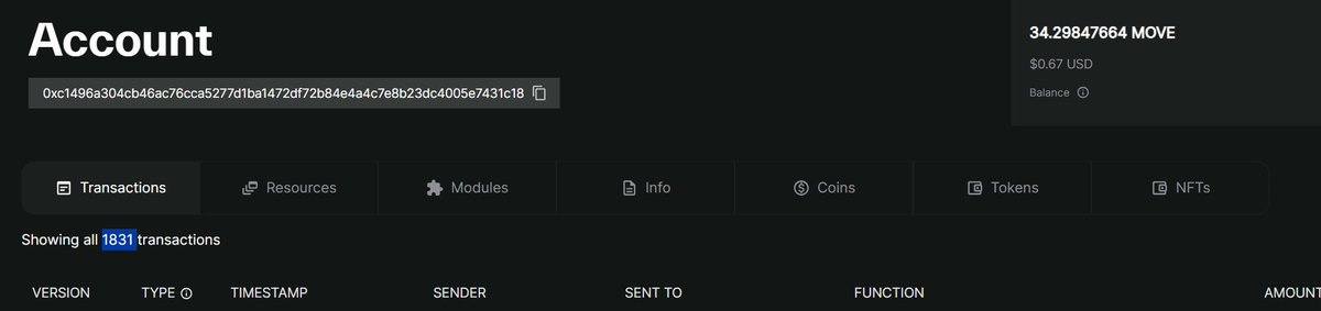 Daivik555's tweet image. 1831- Total number of transactions

@movement_xyz

@SpartansOfMove
#MovementNetwork #100MTransactions
