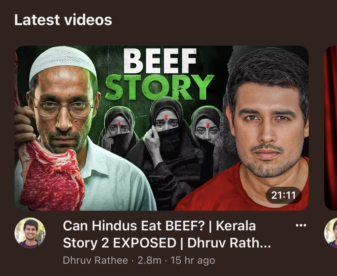 jod_insane's tweet photo. Meet Dhruv Rathee

- Earlier he said the Ramayana and Mahabharata are not real how can monkeys be part of an army?
- He then said Ram Setu is not real if all this existed then Spider Man also exist
- He crossed all limits in his old videos yet no action was taken.
- Yesterday he again uploaded a video and said that Ram Ji and Krishna Ji used to consume meat and alcohol
- He openly insults Sanatan Dharma and brainwashes people It’s getting out of hand how much will we tolerate?
- This time he has crossed all limits He can’t even utter a single word about other religions as he knows what would happen you all know what I mean
- It's high his channel should be banned in India