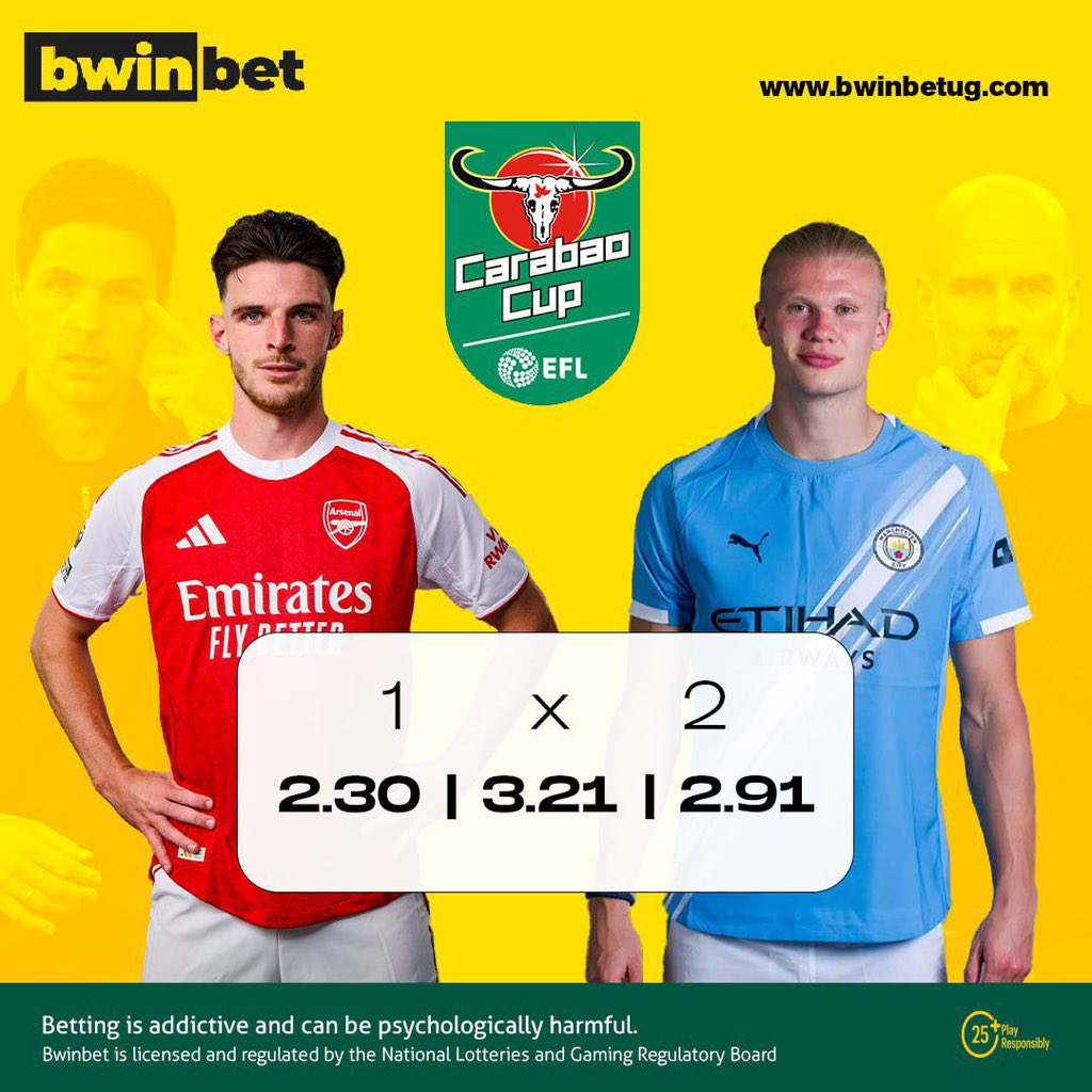 nanfuka_sylivia's tweet photo. Don’t miss the EFL Final! 🏆🔥 @radiobuddu98
Arsenal vs Man City at 7:30pm — it’s all to play for!

Get in on the action 👉 https://t.co/IIHmNQflFN
Who do yuh think will win 🏆??
#EFLFinal #Arsenal #ManCity #Matchday #BwinbetUG https://t.co/ZisRmHwixK