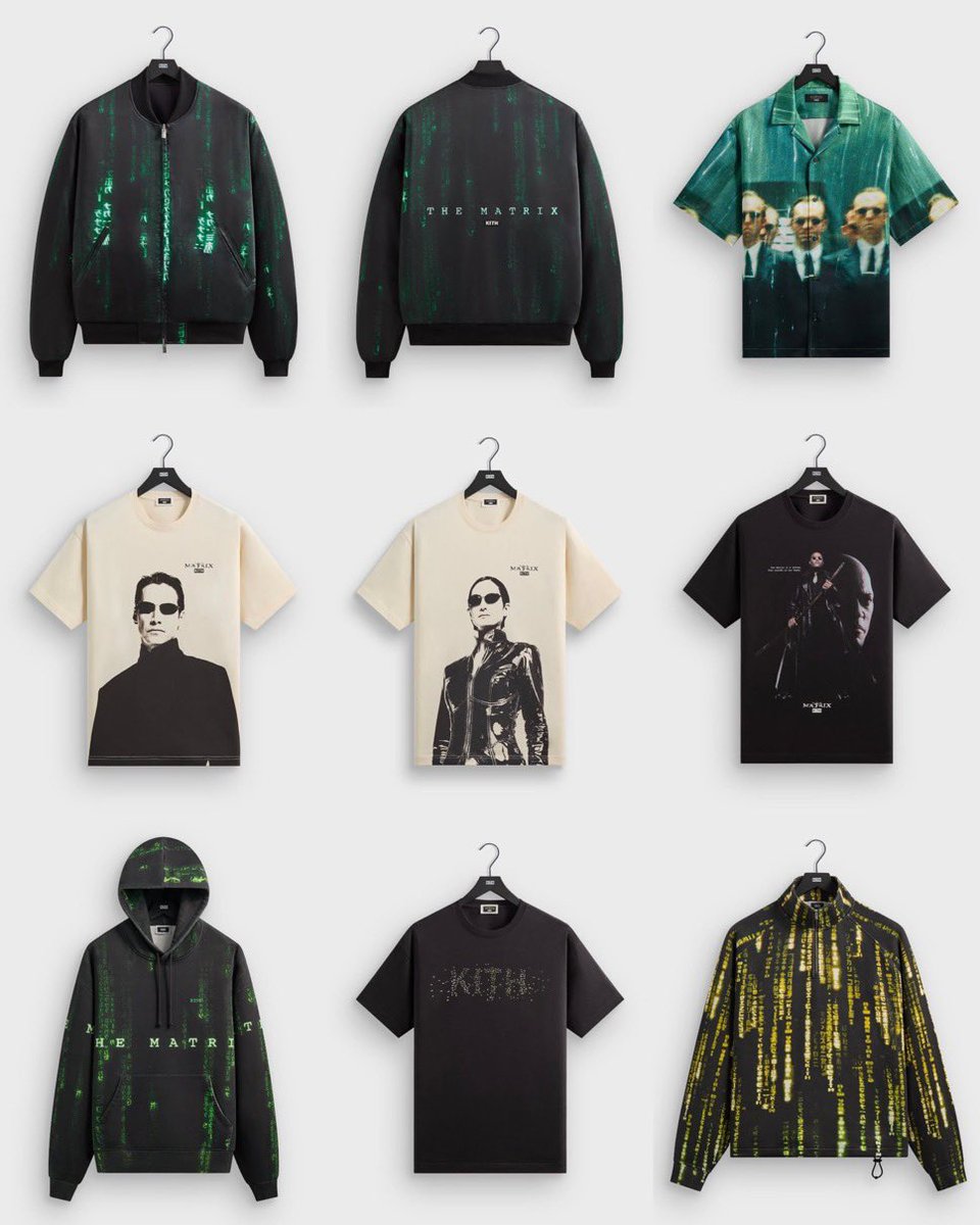 KITH x 映画『THE MATRIX』コラボアイテムが現地時間3月23日より発売