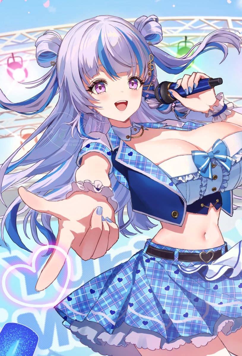 百合乃めに🩵🛼高校生Vsinger tweet media