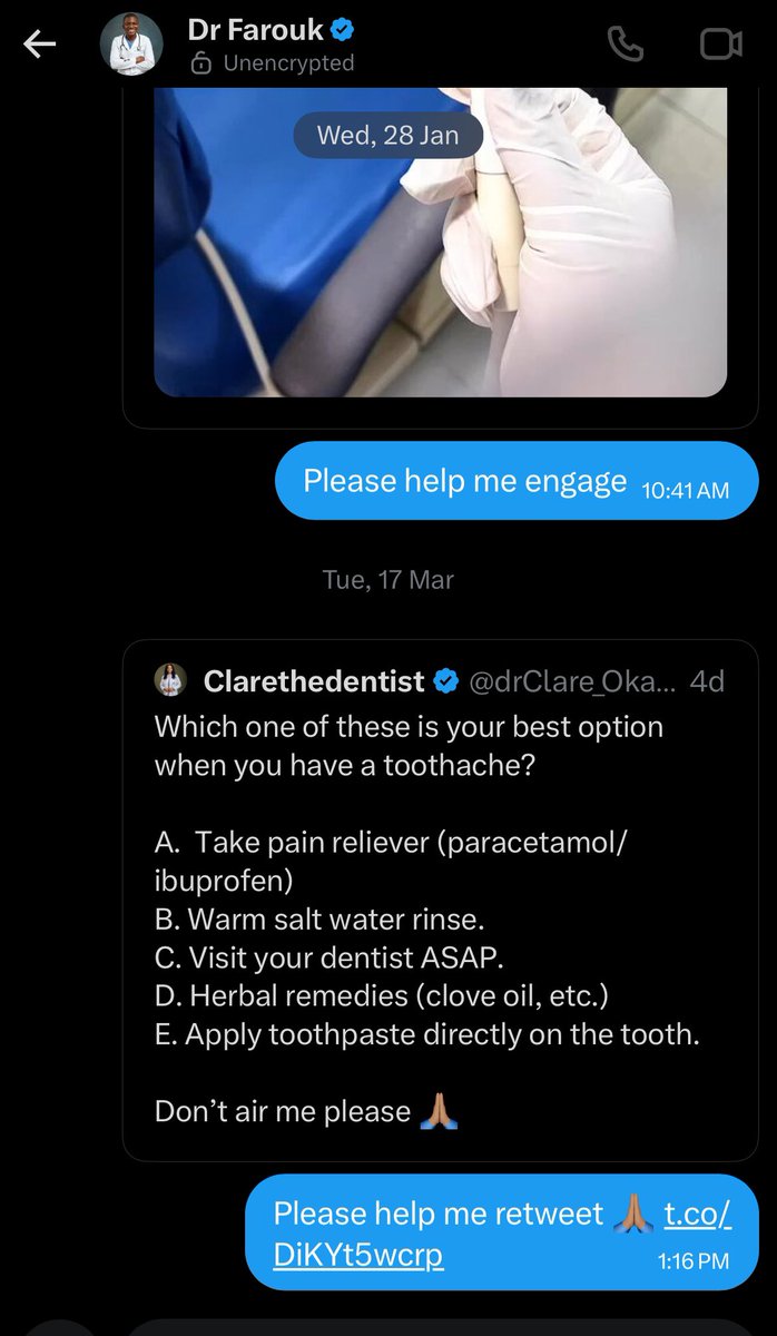 Clarethedentist tweet media