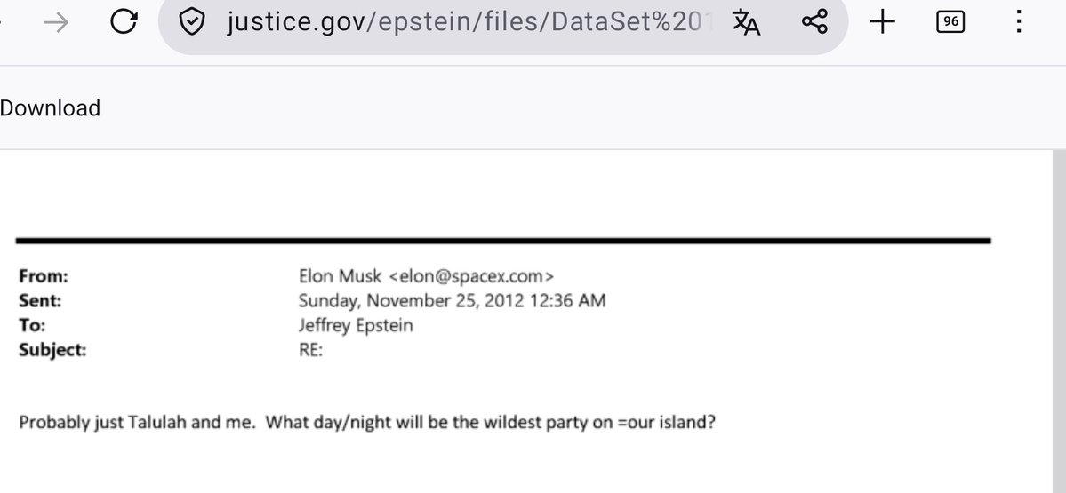 Arquivo Epstein tweet media