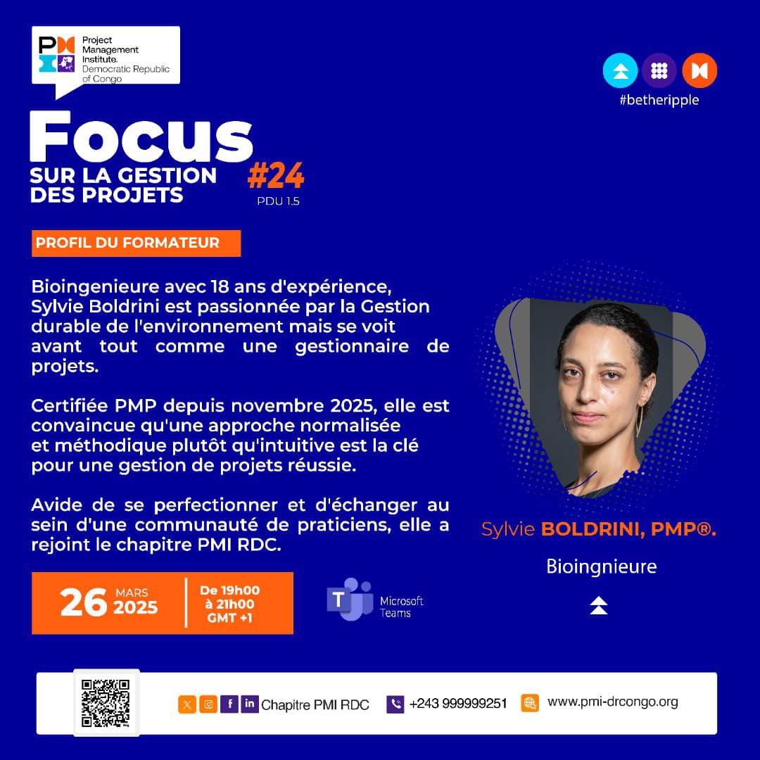 Chapitre PMI RDC tweet media