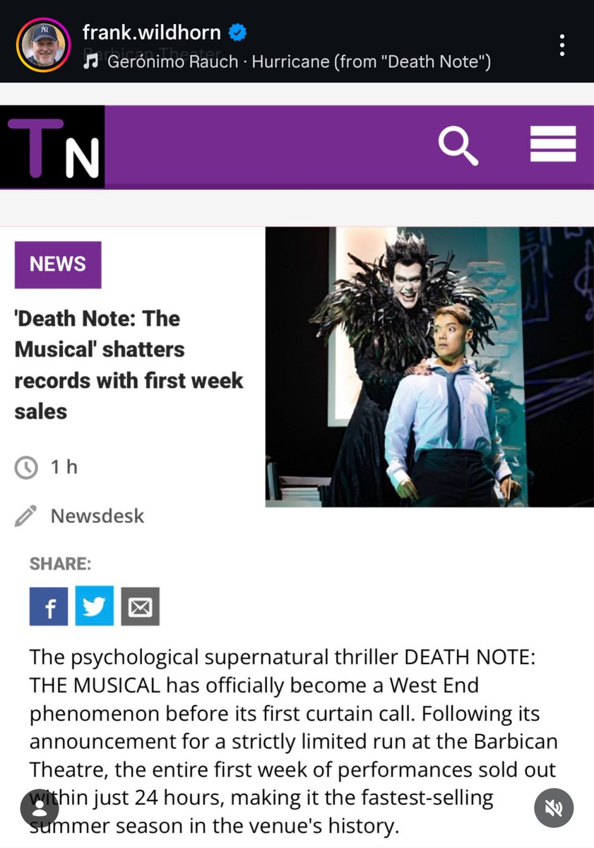 artyzanal's tweet photo. BRING 👏 IT 👏 TO 👏 NEW 👏 YORK!!!! #deathnotemusical https://t.co/0ze6E6Ufix