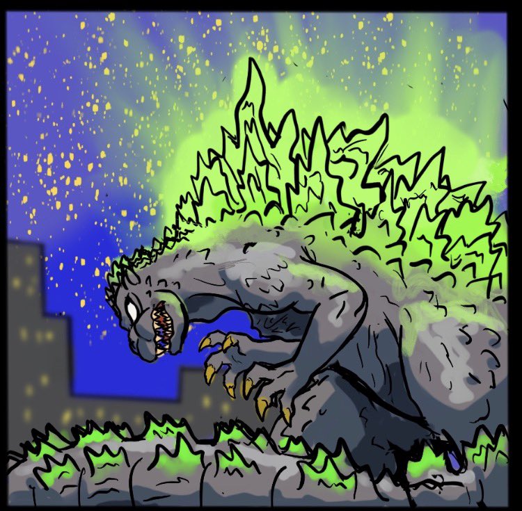 Necro Godzilla tweet media