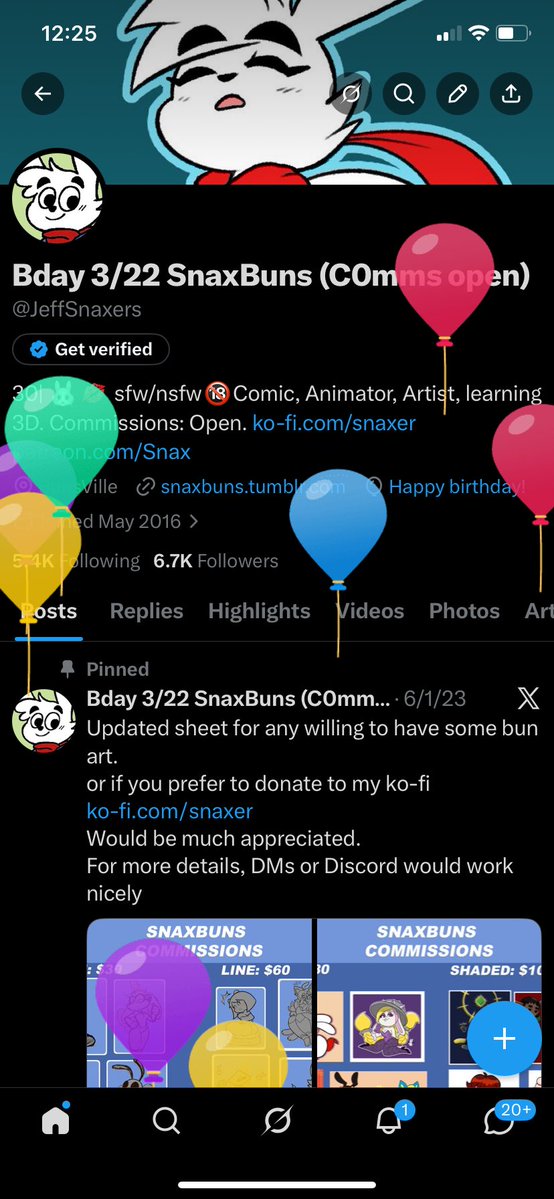 Bday 3/22 SnaxBuns (C0mms open) tweet media