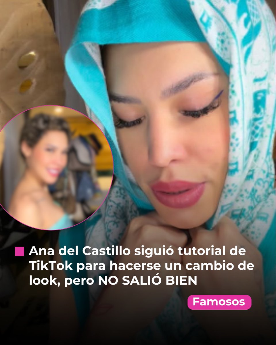 CaracolTV's tweet photo. Así quedó el cabello de la artista: https://t.co/6d7m1IJlDg

#AnaDelCastillo decidió seguir un tutorial de TikTok y someterse a un cambio de look que no resultó como esperaba. https://t.co/YWrD0iTzUB