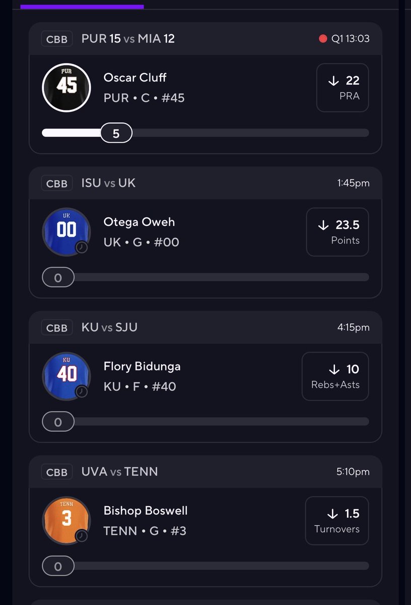 SurgicalSyv's tweet image. 3/22/26 | PrizePicks 6-Man Flex |

——-&amp;gt; Today’s Collab w/@HStarBetz 

• Oscar Cluff u22 PRA &amp;lt; HStar
• Bishop Boswell u1.5 T &amp;lt; HStar
• Cooper Koch u9.5 P &amp;lt; HStar
• Labaron Philon u25.5 P
• Flory Bidunga u10 RA
• Otega Oweh u23.5 P

Graveyard strategy today!! All Unders…