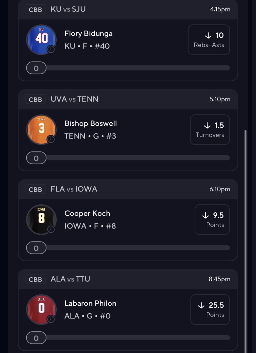 SurgicalSyv's tweet image. 3/22/26 | PrizePicks 6-Man Flex |

——-&amp;gt; Today’s Collab w/@HStarBetz 

• Oscar Cluff u22 PRA &amp;lt; HStar
• Bishop Boswell u1.5 T &amp;lt; HStar
• Cooper Koch u9.5 P &amp;lt; HStar
• Labaron Philon u25.5 P
• Flory Bidunga u10 RA
• Otega Oweh u23.5 P

Graveyard strategy today!! All Unders…