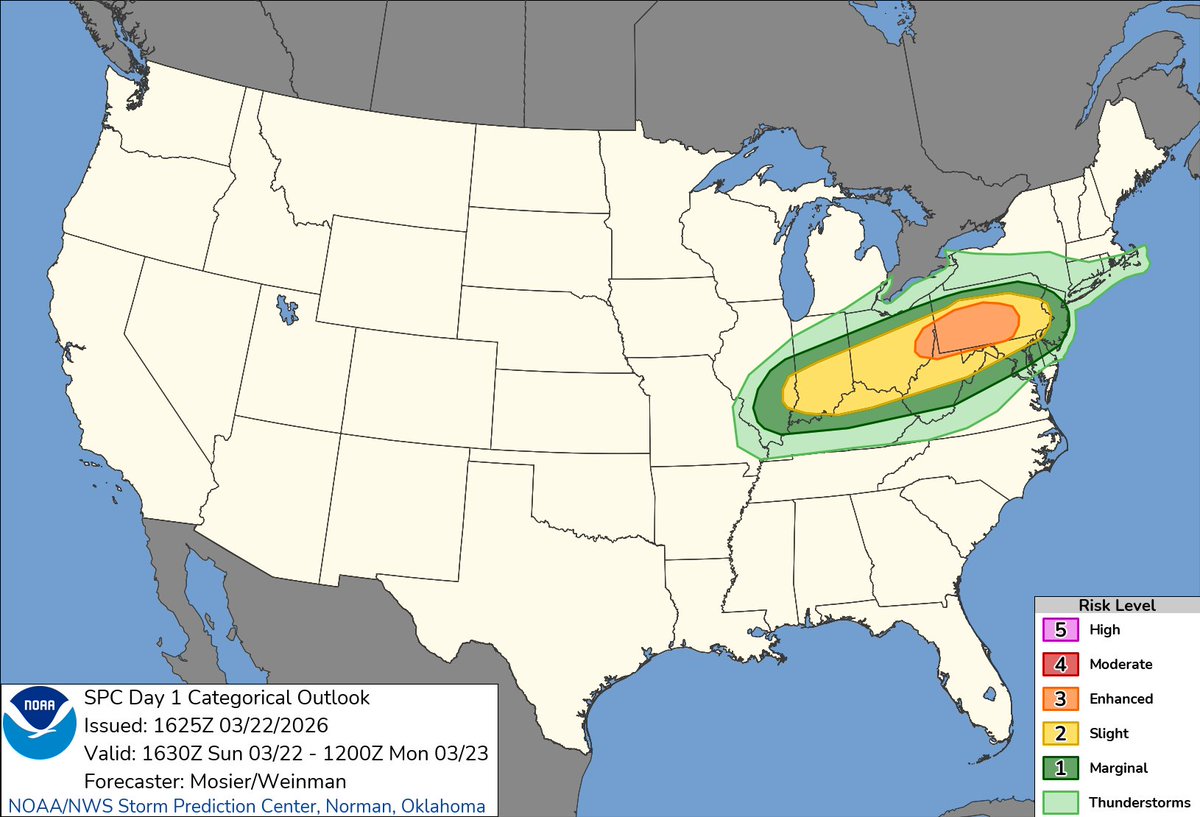 NWS Storm Prediction Center tweet media