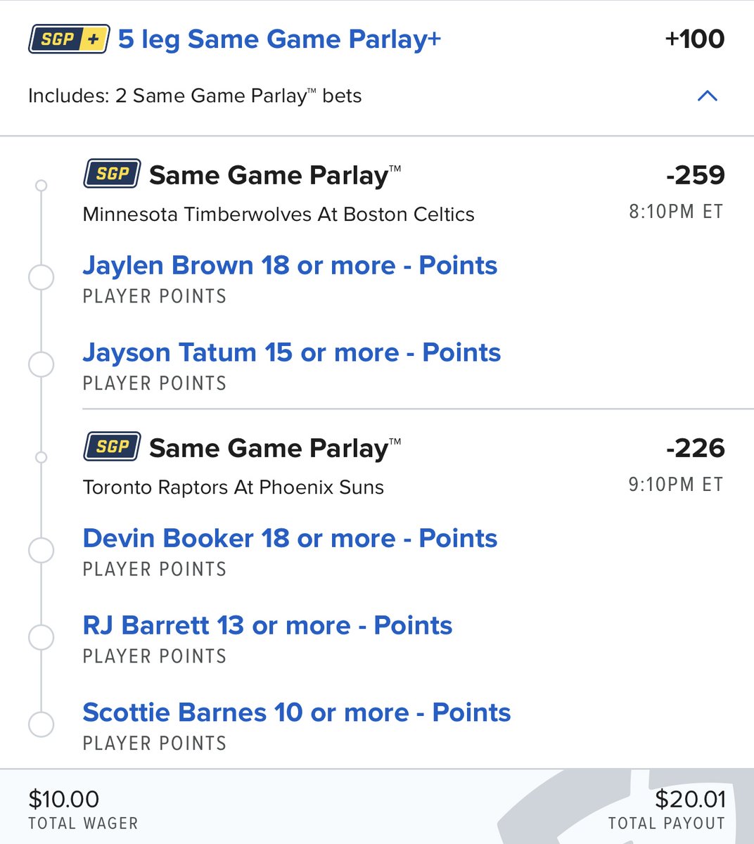 Calling Our Shot tweet media