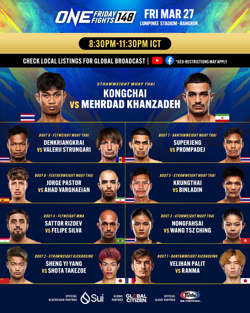 One Championship Friday Fights 148