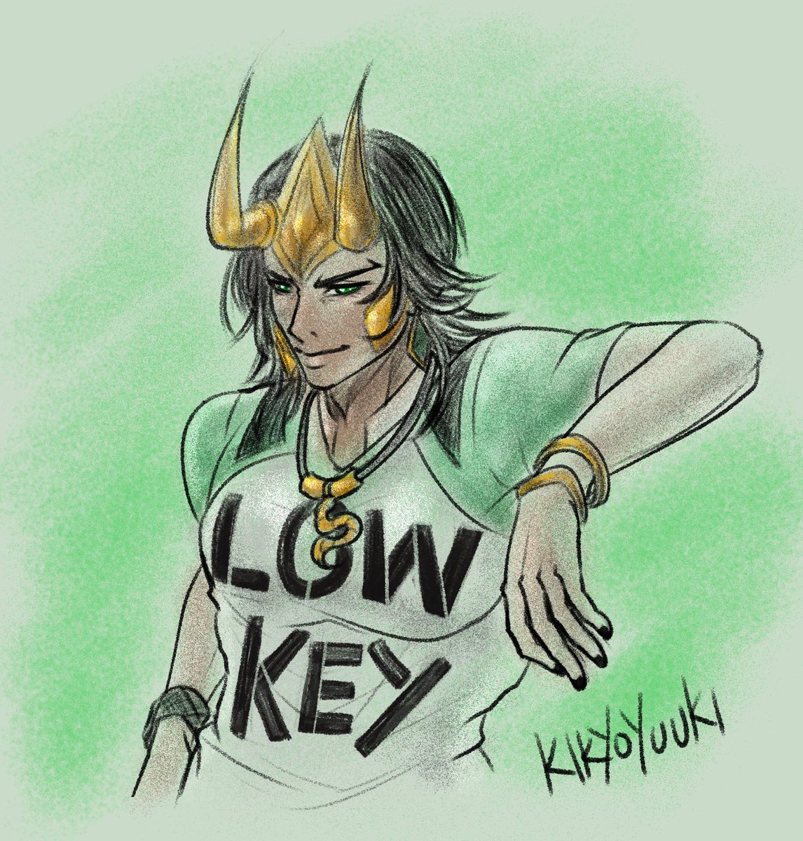 KikyoYuuki's tweet photo. Loki being lowkey.
#kikyoart #digitalart #marvel #loki #marvelrival https://t.co/pzd2Tg0NA2