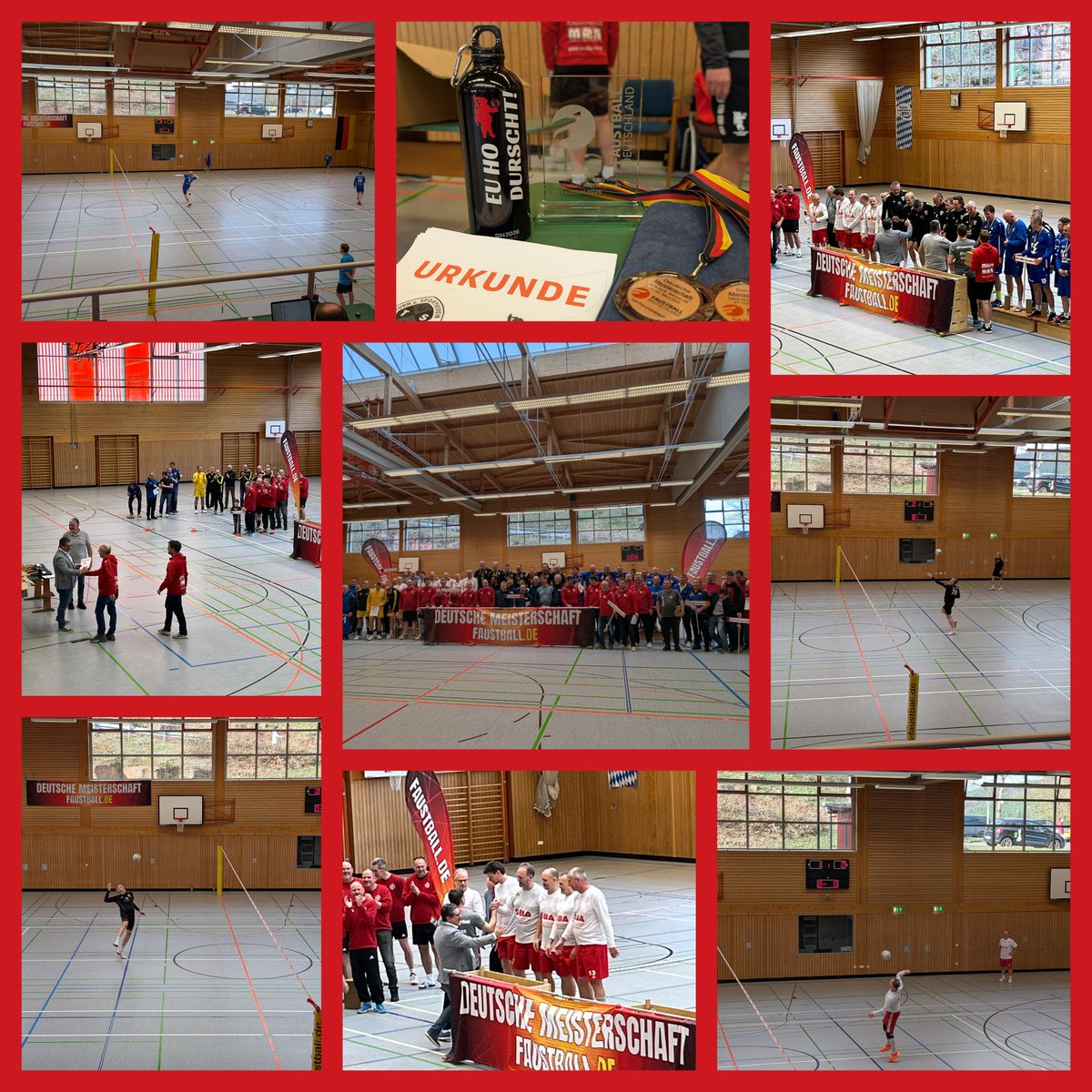 ChHolzemer's tweet photo. Faustball DM Männer 45 in Frammersbach. Tolles Turnier, toller Sport, tolle Organisation. Ein Dank an alle Sportler, Gäste und natürlich die vielen helfenden Hände 🙏🏻 #faustball #frammersbach #tusframmersbach #deutschemeisterschaft https://t.co/9fQDgGMpD6