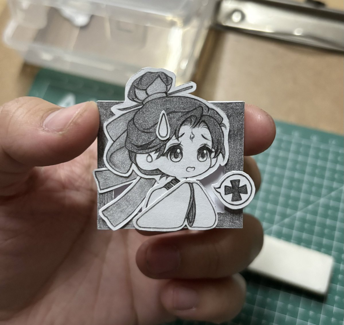 Soup_omelet's tweet photo. #Papercut https://t.co/Ty9AWc2zlu