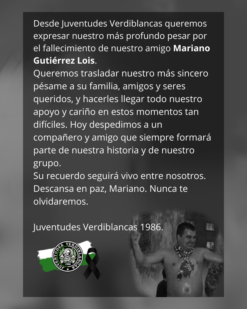 JUVENTUDES VERDIBLANCAS 1986 OFICIAL tweet media
