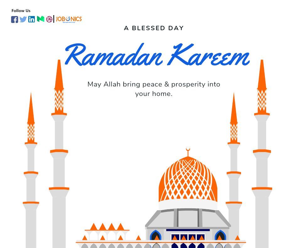 JobonicsHR's tweet image. We wish all our Muslim brothers and sisters a blessed holy month. #RamadanMubarak #RamadanKareem