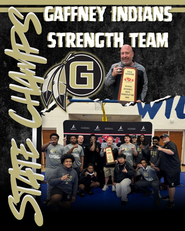 Gaffney HS S&C tweet media
