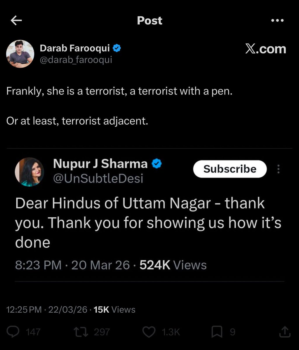 Nupur J Sharma tweet media