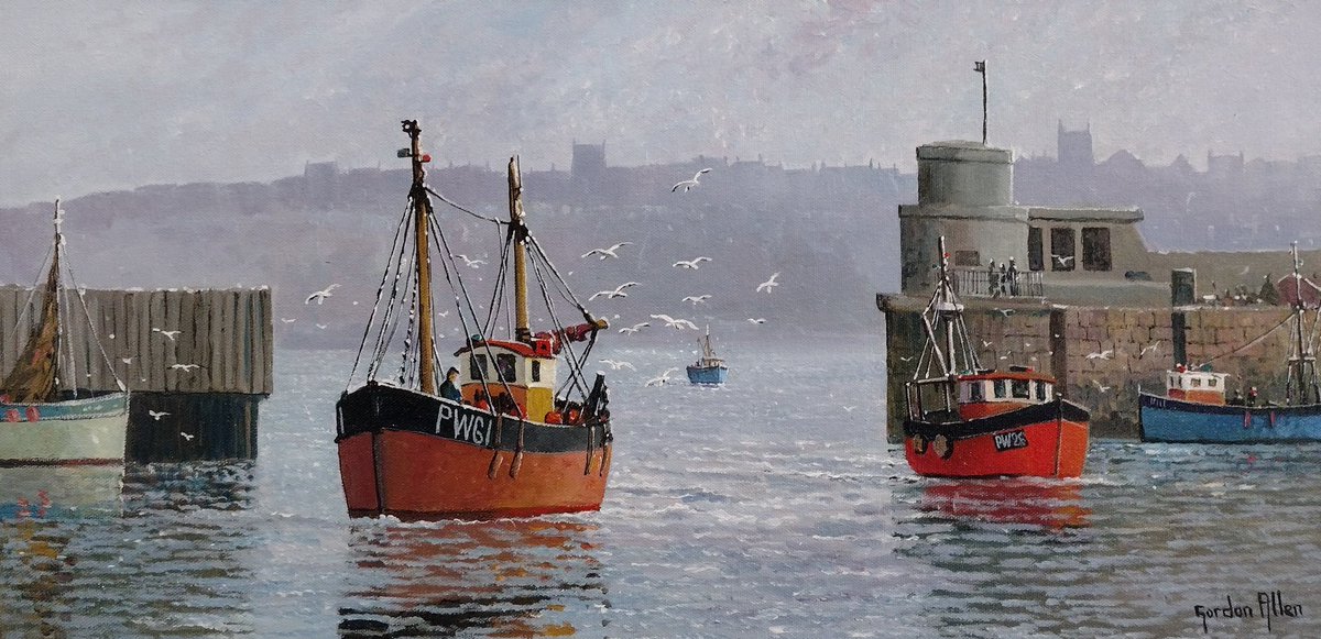 CornwallGallery's tweet photo. Some lovely paintings in from Gordon Allen today. What a talented man he is 🙂 https://t.co/jyOKJD1f6Y