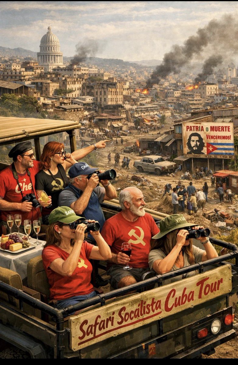 Los zurdos turisteando en el comunismo: