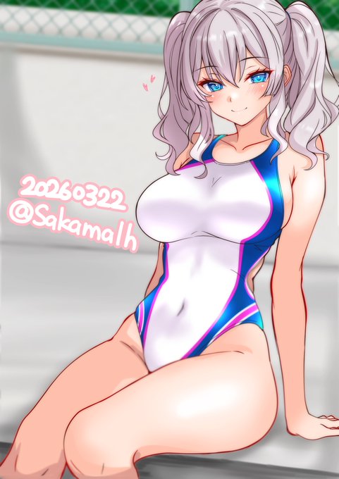 提督さん、あと3往復です!がんばれ💕
 #艦これ版真剣お絵描き60分一本勝負_20260322 