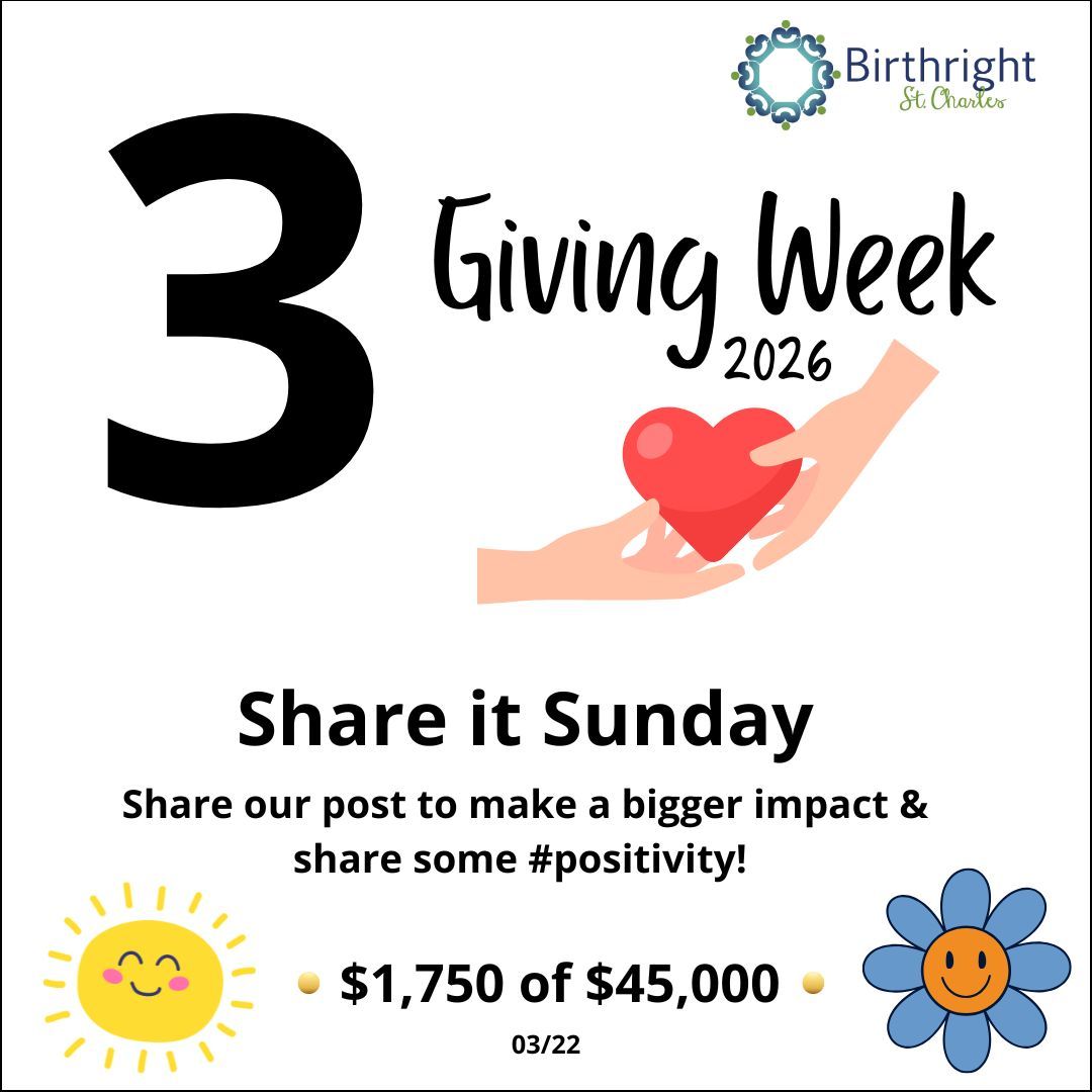BirthrightStC's tweet image. Day 3: Share it Sunday!

Share a word of encouragement using the hashtag #positivity.

Share our posts to encourage others to join in making a difference for others &amp;amp; their community.

Check the result on Monday!

🎉$1750 out of $45,000🎉
#givenow #shareitsunday #stcharlesmo