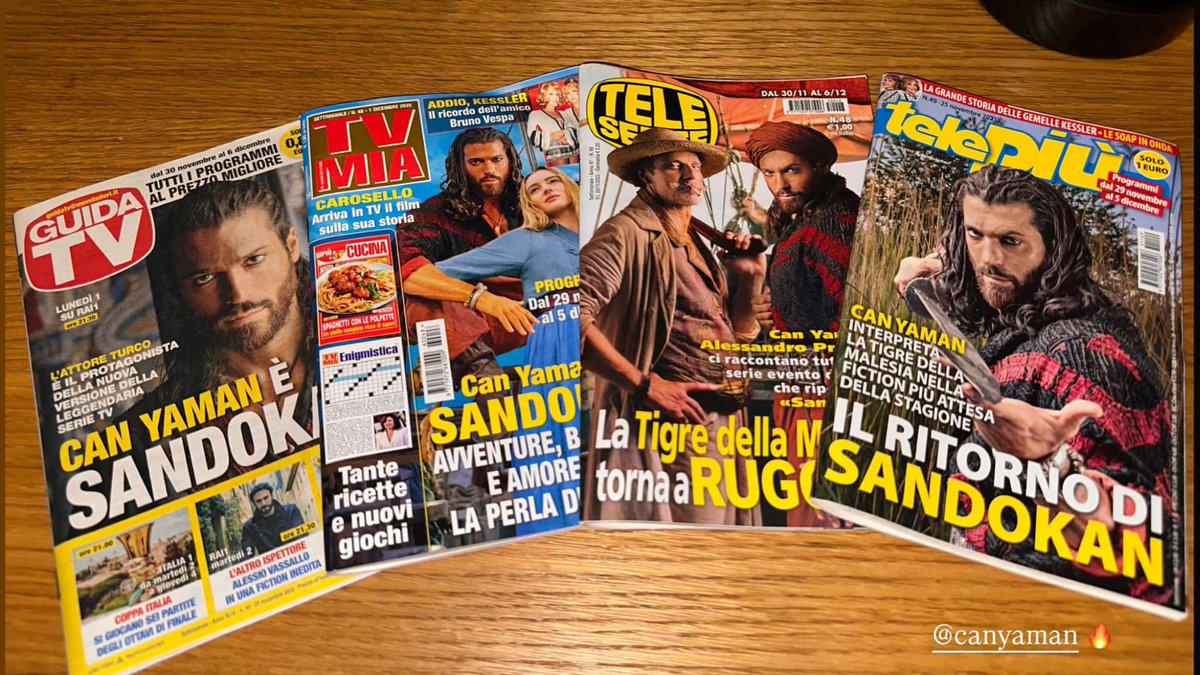 Riviste ne abbiamo? #Sandokan 🗞️📰
#CanYaman igs