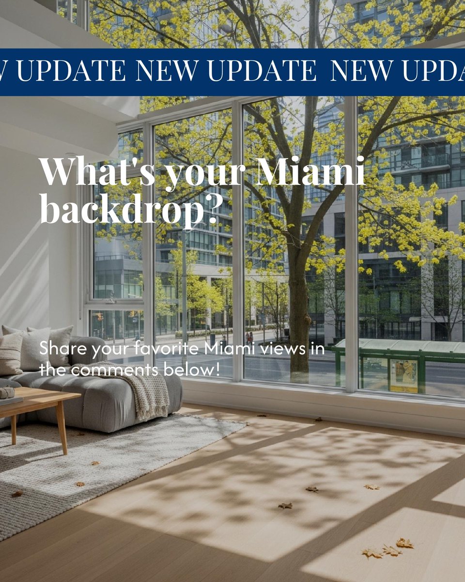 🎥 Want to sell your Brickell condo fast? Turn your view into a virtual tour! Use your phone, capture sunset vibes, add a catchy tune, and let Facebook do the magic. It's not just a listing; it's a lifestyle! What's your go-to Miami backdrop? Share below! #MiamiRealEstate