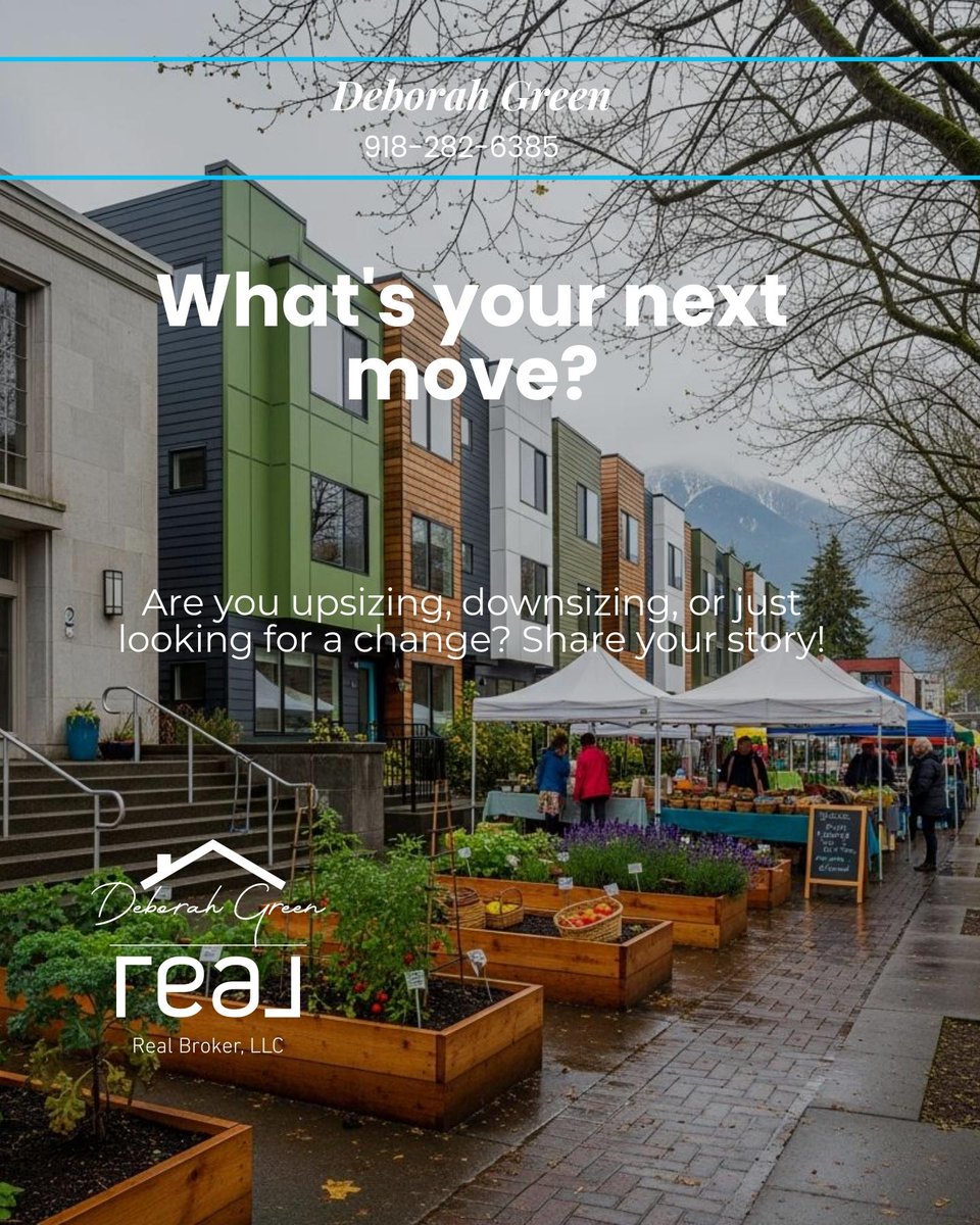 Thinking about moving up? 🏡 In Tulsa, a new chapter means balancing memories with future dreams. Whether upsizing, downsizing, or facing life’s big changes, strategic planning is key. What's your next move? Share your story! #TulsaRealEstate