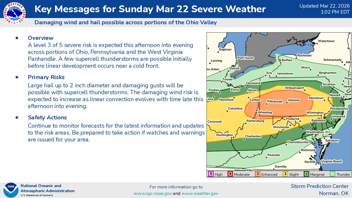 NWS Storm Prediction Center tweet media