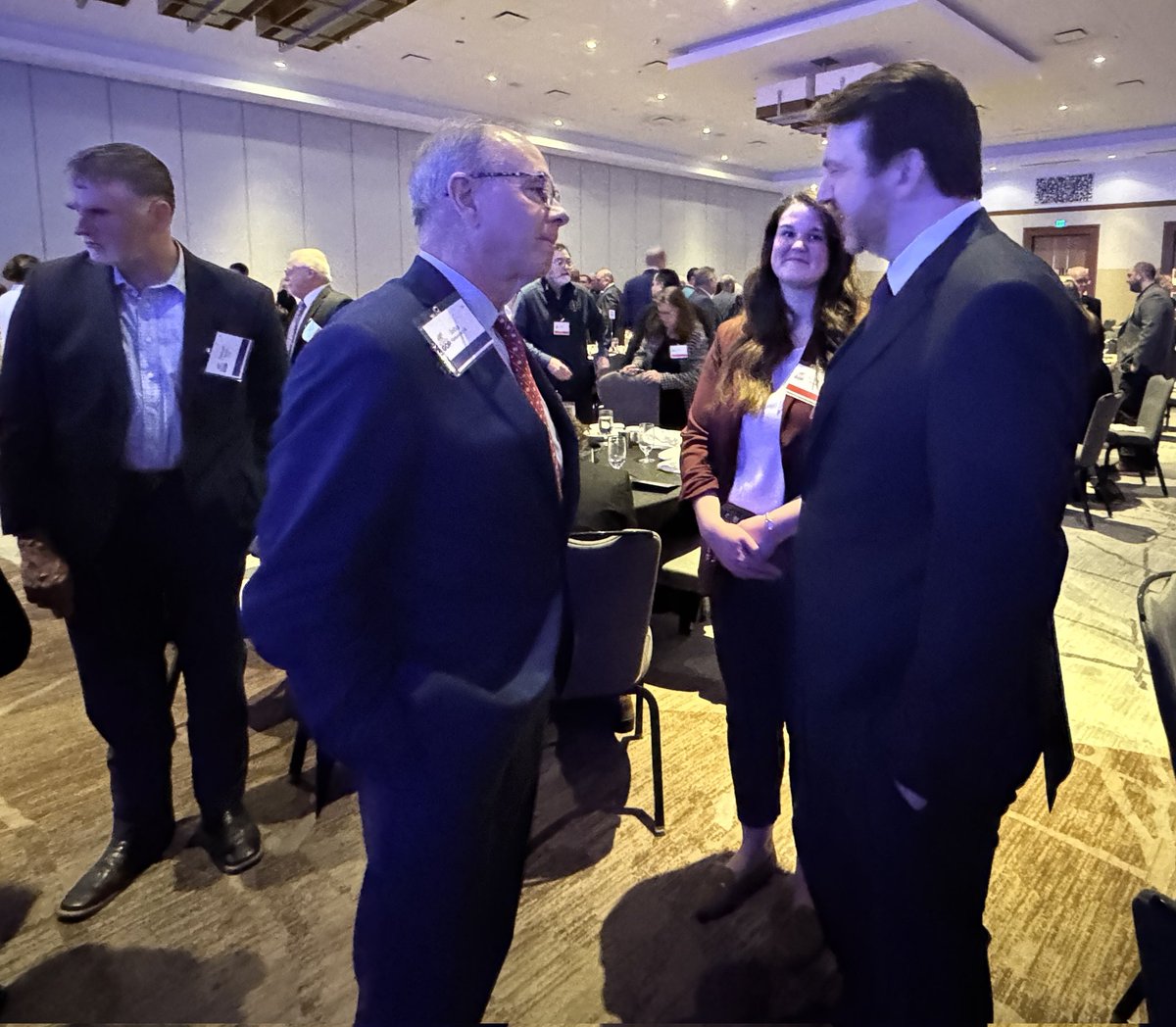 Energized by <a href="/LAGovJeffLandry/">Governor Jeff Landry</a>'s message at the <a href="/indgop/">Indiana Republican Party</a> Spring Dinner about common-sense government, especially not coddling criminals. As prosecutor, I'll focus on protecting the public and seeking justice for victims.