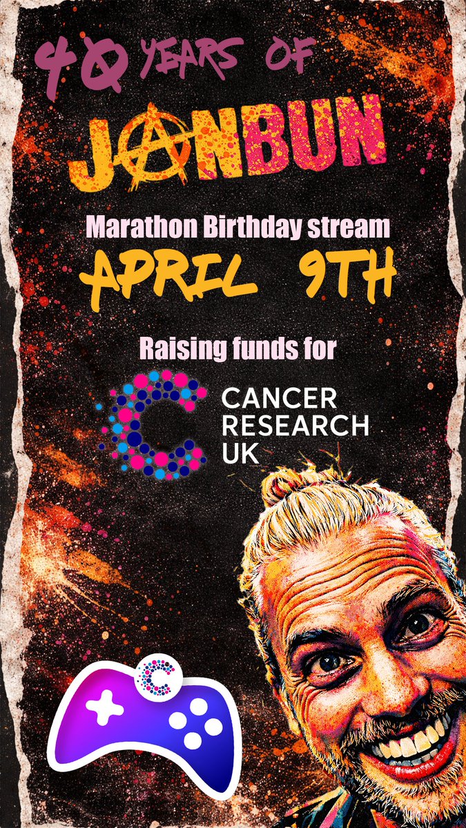 GamingJanBun's tweet image. Save the date! Birthday + Charity stream for @CR_UK 🧡

Stay tuned for the times!

#Twitch #FightCancer #Charity #Fundraiser