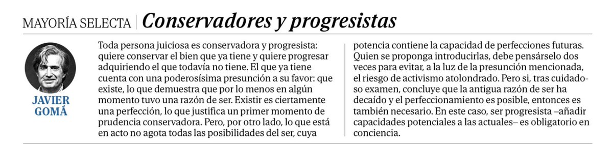 Javier Gomá Lanzón tweet media