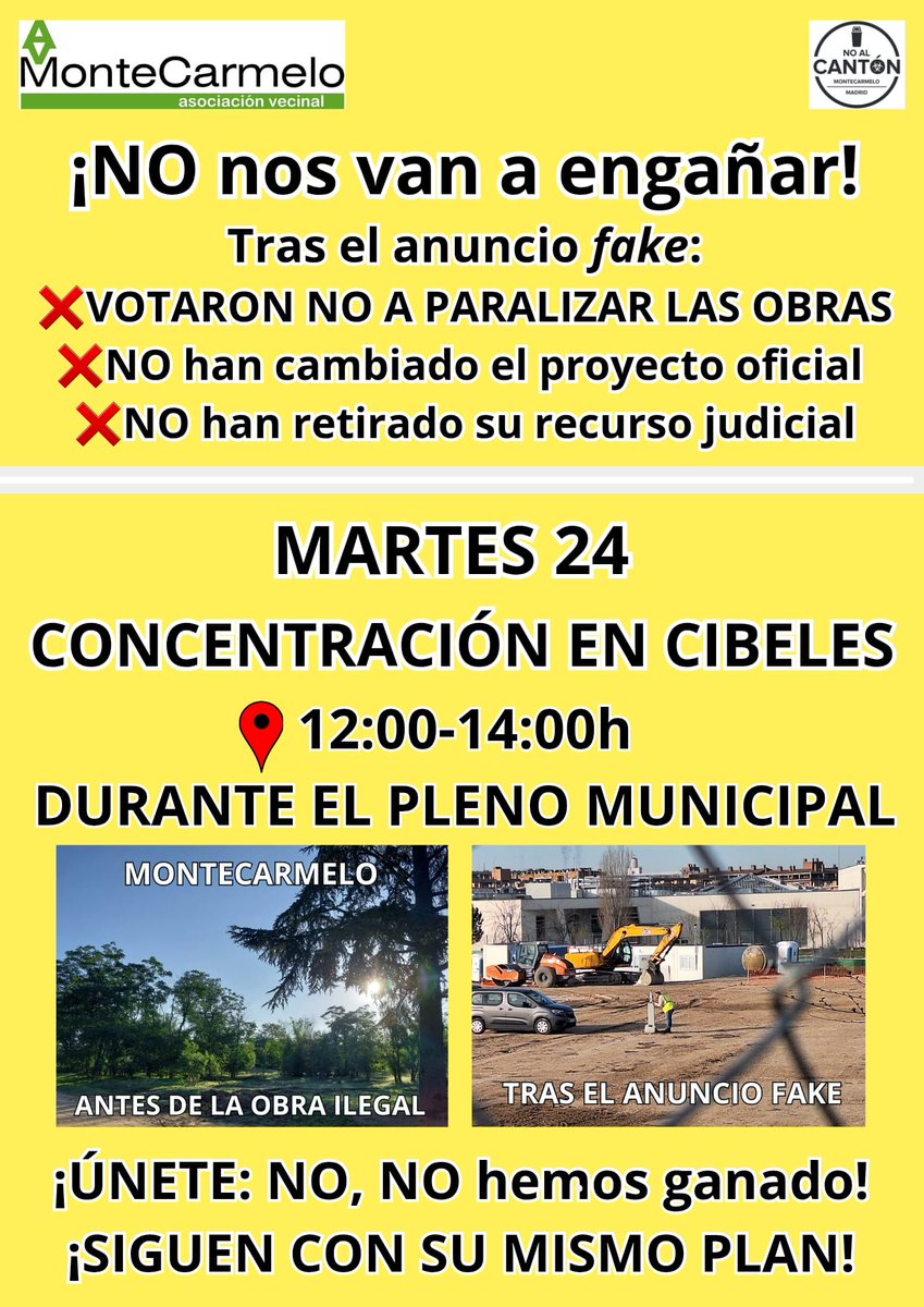 Asociación Vecinal Montecarmelo tweet media