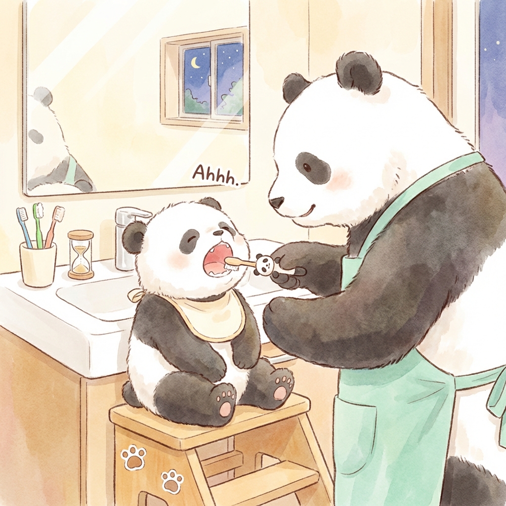 パンダの工房288 あーんして🦷』 #パンダ #panda #AIart