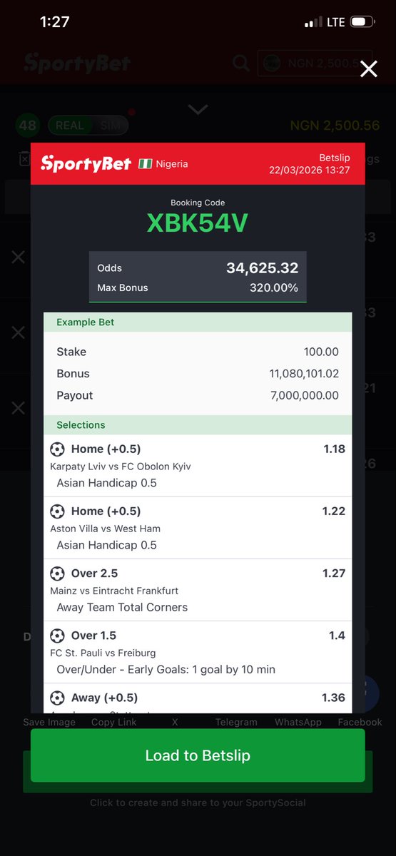 Freedom odds tweet media